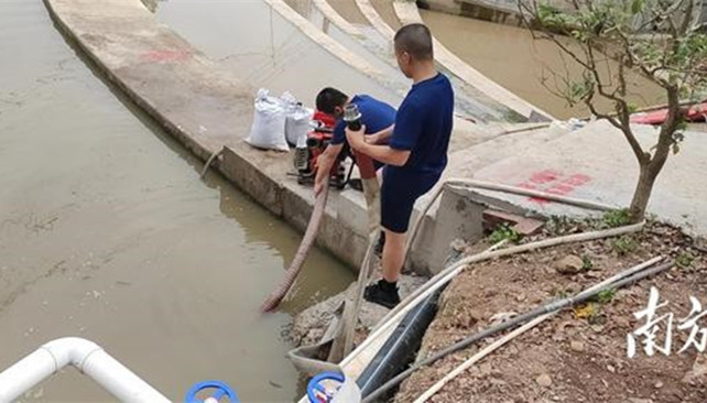 梅州梅江区这支“抗旱送水小分队”连续作业10小时，只为村民能用上水